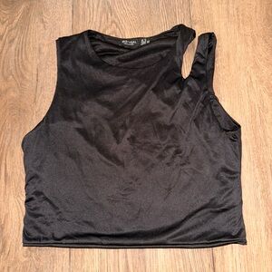 Nasty Gal Black Crop Top
